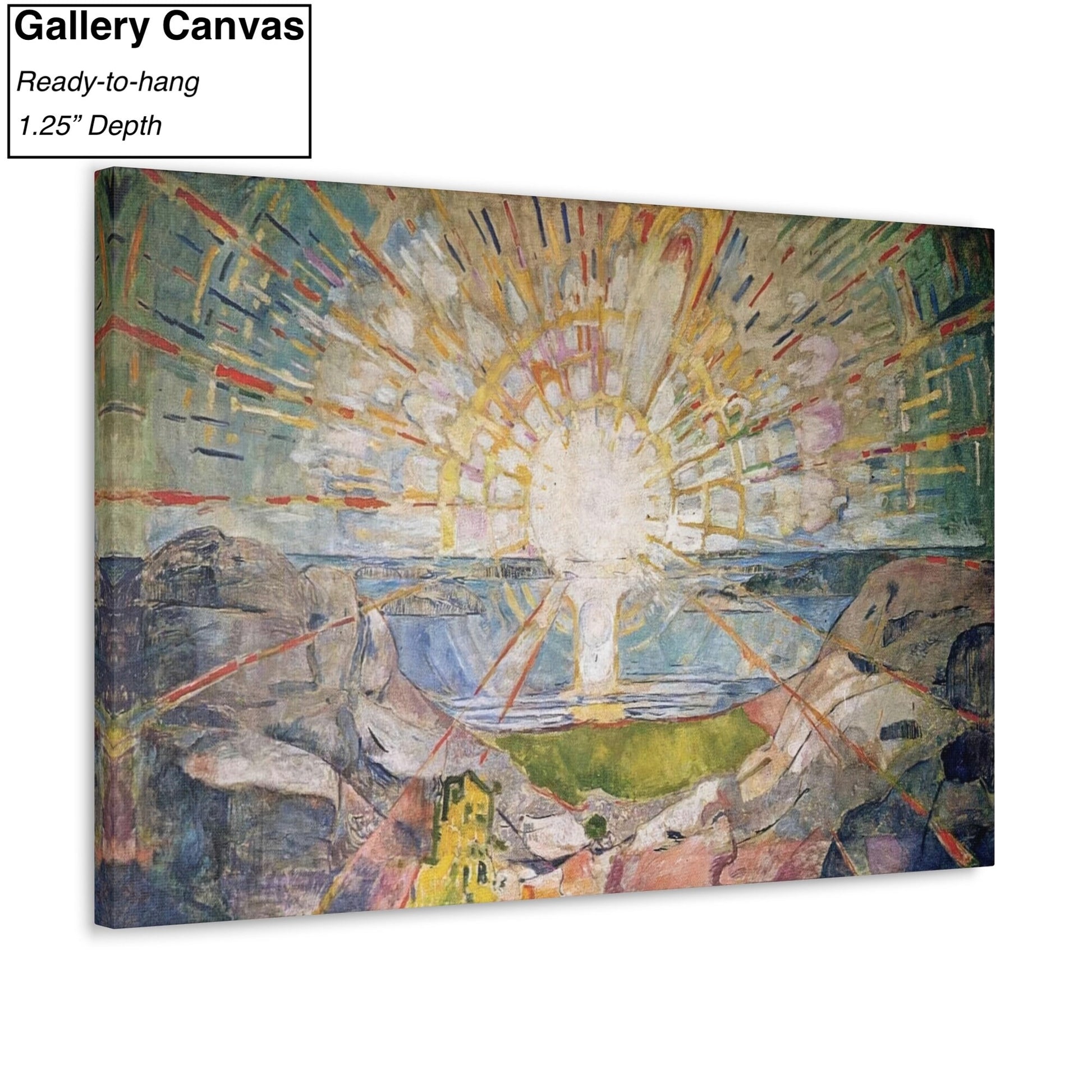 The Sun Illustration Canvas